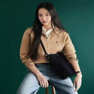 빈폴 액세서리 르네 캔버스 숄더백 네이비 BE61D3M06R