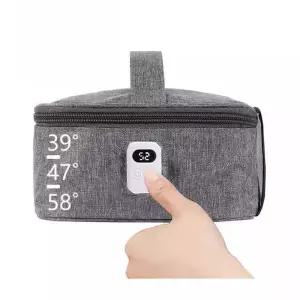 발열가방 휴대용 초경량 도시락 사이즈 반합 USB 일반 보온