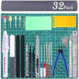 취미 건축을 위한 33Pcs 건담 모델 키트 도구 건플라 반다이 모델러 공예 세트