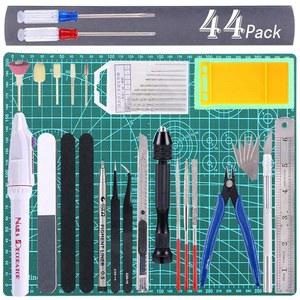 44Pcs 건담 모델 도구 키트 - 취미 빌딩 조립을 위한 반다이 모델러 기본