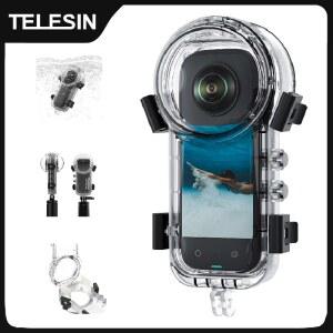 카메라제습함 보관함 INSTA360 X4 TELESIN 다이빙 케이스 방수 하우징 커버 보이지 않는 수중 50M