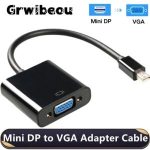 애플 호환 노트북 PC 프로젝터 HDTV용 미니 소형 DP-VGA 컨버터 케이블  썬더볼트 디스플레이 포트 수-VGA