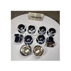 33mm Scani 트럭 본체 부품 녹 방지용 플라스틱 크롬 도금 휠 너트 커버 Oem 358246