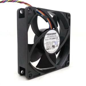 4선 컴퓨터 CPU 전원 공급 장치 섀시 냉각, PVA080F12H, 8cm 8020 선풍기, 12V