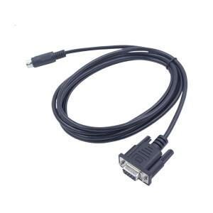 미쓰비시 FX3U 시리즈 FX PLC 케이블 RS232 원형 8핀 삼쿤 HMI 프로그래밍용 SA/SK/AK-FX