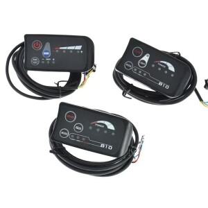 24V/36V/48V 전기 자전거 810 LED 디스플레이 플라스틱 컨트롤러 패널  스크린 키트 전자 사이클링 액세서