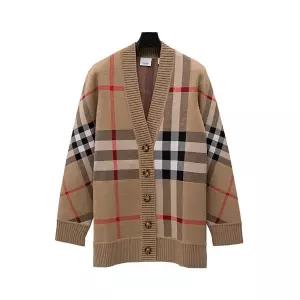 [BURBERRY] 버버리 체크 울 가디건 8039153