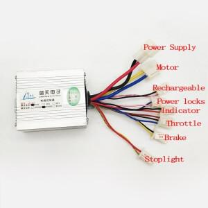 전기 자동차 세발 자전거 액세서리에 대 한 250W 350W500W 12V 24V 36V 48V 알루미늄 합금 실버 닦 았 전동