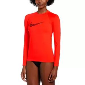 나이키 스윔 NIKE SWIM 나이키스윔 [나이키스윔] 여자래쉬가드 리퀴파이 스우시 롱슬리브 래쉬가드 NESSC41