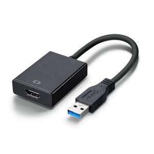 PC 노트북 프로젝터용 멀티 디스플레이 그래픽 어댑터  HD 외장 비디오 카드  1080P USB 3.0-HD 호환 컨버