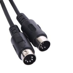 5PIN 남성-남성 M/M 케이블 어댑터 DIN 플러그-5 핀 오디오 연장 연결 라인 MIDI 코드