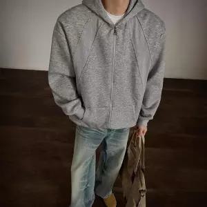 EAMT 남사친 가을 빈티지 맨투맨 카디건 집업 핏 YJ3