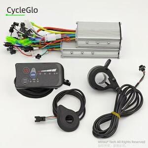 24V 36V 48V 250W 전기 스쿠터 브러시리스 전동 드라이브 컨트롤러 S810 LED 디스플레이 패널 키트 자전거