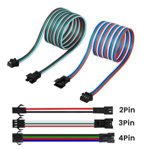 TV안테나선 케이블 LED 스트립 JST WS2813 익스텐션 22AWG WS2812 5M 전선 SM 2M 1M WS2811