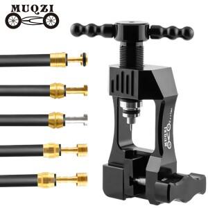 MUQZI 자전거 유압 호스 피팅 삽입 도구 브레이크 바늘 드라이버 커터로 설치하는 올리브 프레스