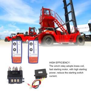 산업용 차량용 윈치 릴레이 키트, 리모컨 접촉기 스위치 포함, 12V 250A
