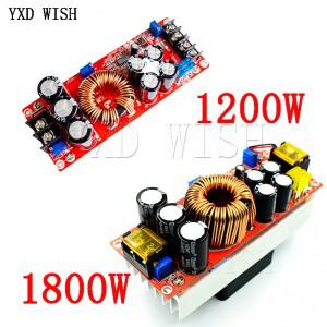 1200W/1800W DC 컨버터 부스트 자동차 스텝 업 전원 공급 장치 모듈 20A 40A 전압 CV 레귤레이터