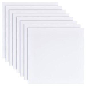 베네크리에이트 8Pcs 12x12인치 화이트 폼 보드, 장착, 공예, 미술, 전시, 프레젠테이션 및 프로젝트용 2mm 정사각형 PVC 시트 포스터 보드