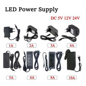 DC 5V 12V 24V LED 전원 공급 장치 AC 110V ~ 220V 조명 변압기 1A 2A 3A 4A 5A 6A 8A CCTV 카메라 라우터