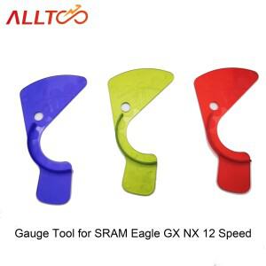 SRAM호환 Eagle GX NX 12 속도 뒷 변속기 후면 체인 자전거 조정 도구 50T 용 갭 게이지