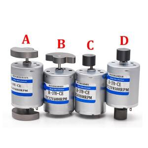 1피스 RF-370 진동 블록이있는 고속 12v 370 DC 전기 전동  마이크로 카본 Brushmicro