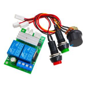 PWM DC 전동 속도 컨트롤러 6V-24V 정방향 및 역방향 스위치 전기 푸시로드 3A