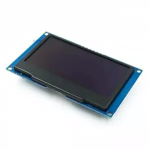 흰색 2.42 2.42인치 LCD 화면 128x64 OLED 디스플레이 모듈 C51 SPD0301용 IIC I2C SPI 직렬