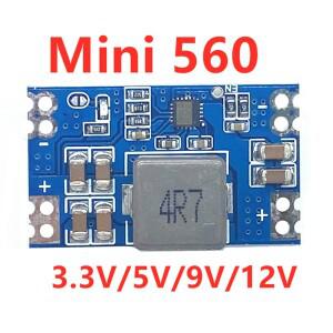 mini560 벅 안정화 전원 공급 모듈 - 고효율 스텝다운 DC-DC 컨버터 3.3V 5V 9V 12V 5A 전압 조정기