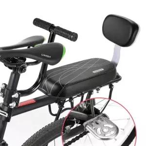자전거 좌석 등받이 새들 뒷좌석 MTB 랙 PU 가죽 쿠션 사이클링 부품