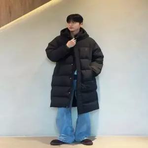 와키윌리 25FW 롱 다운 점퍼 블랙 WA2504DP04BK