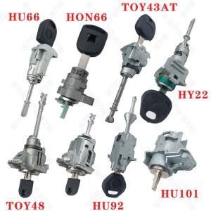 자동차 키 도어 잠금 장치 왼쪽 오른쪽 실린더 hu66 hu101hu100r hu100 hy22 hon66 nsn14 fo21 toy43 hu83