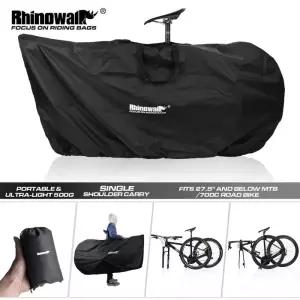 Rhinowalk 로드 자전거 보관 가방 커버 휴대용 27.5 인치 및 MTB/700C 바이크 가벼운 여행 숄더백