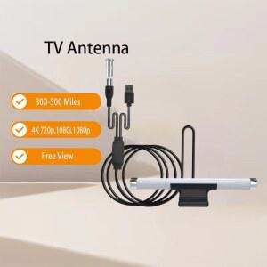 UHD안테나 TV 실내 지상파 수신기 VHF UHF 휴대용 TDT IPTV 안테나 HD 신호 DVB 디지털 T2