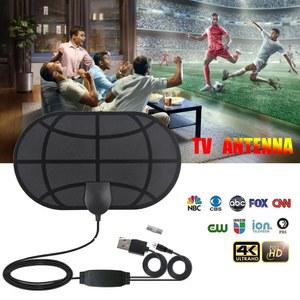 UHD안테나 TV 실내 지상파 수신기 미니 HDV 디지털 DVBT2 안테나 다방향 기능