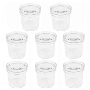 SIMPLESS 8피스 버그 뷰어 크리터 상자 자연 용기 케이지 과학 곤충 케이지 캐처