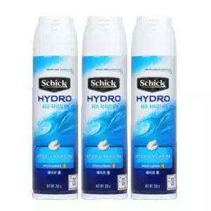 쉬크 하이드로 쉐이빙폼 250g 3개 면도폼 면도거품 대용량