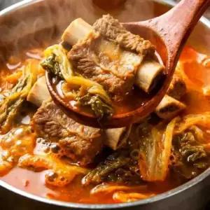 팔도진미 국내산 소갈비 우거지 얼큰 소갈비탕 500gx6팩