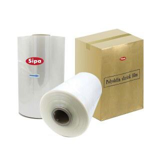 SIPA 12인치 60게이지 폴리올레핀 수축 필름 히트 랩 POF 센터폴드 4375피트 (1)