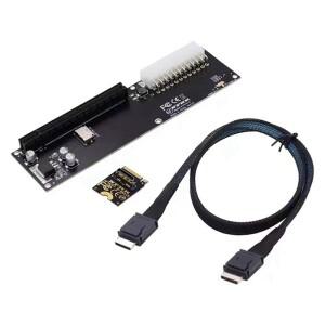 Oculink SFF-8612 어댑터 카드  PCI-E 16X 2230 M.2 M 키 GPD WIN Max2 외장 그래픽