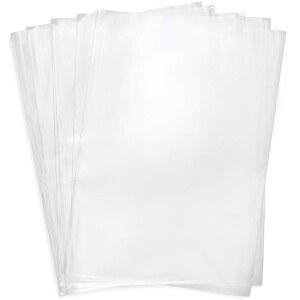 수축 랩 백 100개, 14x20인치 투명 PVC 열수축 랩, 포장용 선물 바구니, 신발, 병 및 홈메이드 DIY 프로젝트용