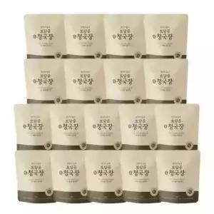 토담골 생청국장 국내산 콩 청국장 시골 청국장찌개 재래식 자연 발효 옛날 생 청국장 1세트 18팩