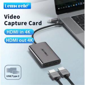 캡쳐보드 비디오 캡처 카드 5용 HDMI 4K 녹화 스위치 호환 USBTYPEC