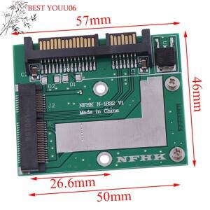 2024년형 MSATA SSD를 2.5인치 6.0gps 어댑터 컨버터 카드 모듈 보드 미니 소형 Pcie 변환하는  상품