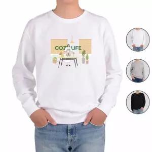 맨투맨 전색상 집콕 라이프스타일 h 디자인티셔츠