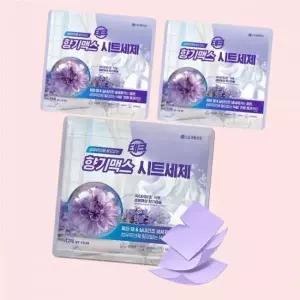 테크 섬유유연제 필요없는 향기맥스 시트세제 12개입 3개 4654711