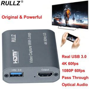 캡쳐보드 USB 비디오 캡처 60 1080P 게임 박스 60HZ 카드 4K 미니 레코딩 아웃 오디오 루프 온라인 HDMI