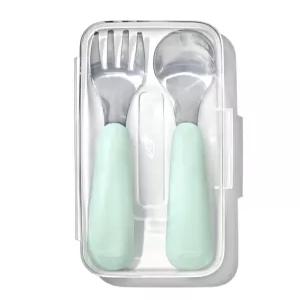 OXO 토트 온 더 고 포크 및 스푼 세트 - 오팔