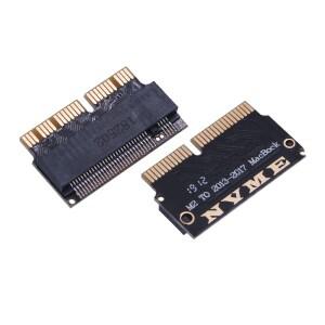 apple 호환 노트북 macbook 호환 Air Pro 2013 A1465 A1502 A1398 PCIEx4 용 NGFF-SSD 어댑터 카드 NVMe PC