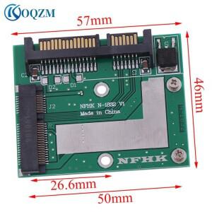 MSATA SSD 어댑터 컨버터 카드 모듈 보드 미니 소형 Pcie 2.5 인치 6.0gps