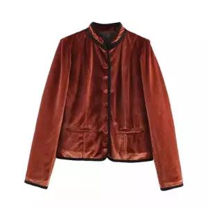 EAMT 여친 봄 스트리트 정장 코트 YJ1